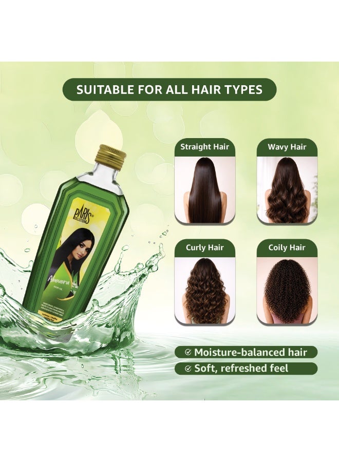 Paris Collection Aloe Vera & Vitamin E Hair Oil For Women 100ml - Image 2